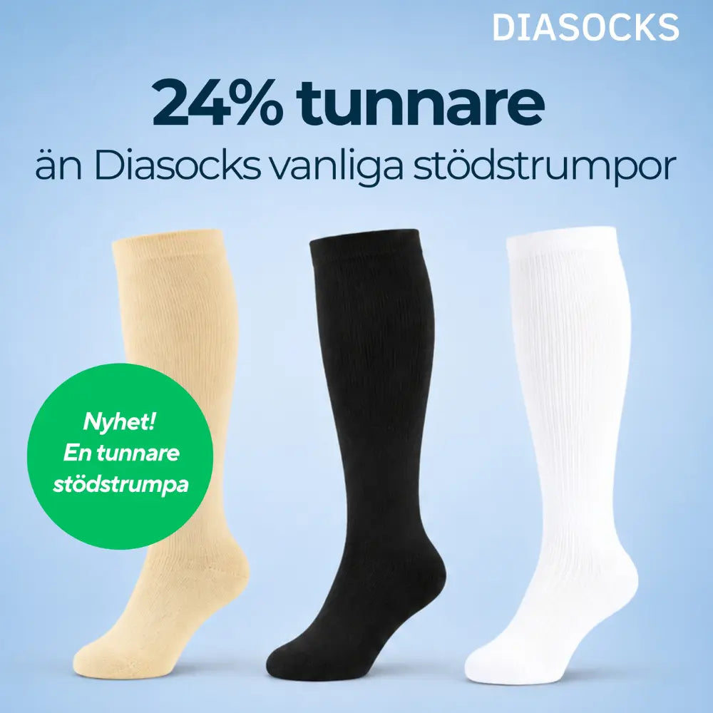 Diasocks tunn stödstrumpa